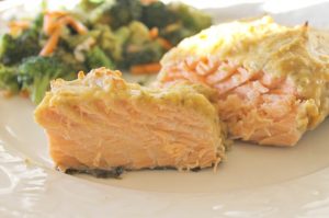 salmon-hummus